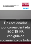Ejes accionados por correa dentada EGC-TB-KF, con gua de rodamiento de bolas