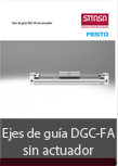 Ejes de gua DGC-FA sin actuador