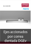Ejes accionados por correa dentada DGE
