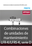 Combinaciones de unidades de mantenimiento LFR-K/LFRS-K, serie D
