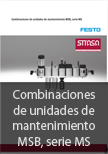 Combinaciones de unidades de mantenimiento MSB, serie MS