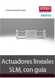 Actuadores lineales SLM, con gua