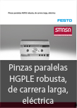 Pinzas paralelas HGPLE robusta, de carrera larga, elctrica