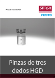 Pinzas de tres dedos HGD