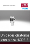 Unidades giratorias con pinza HGDS-B