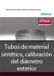 Tubos de material sinttico, calibracin del dimetro exterior