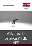 Vlvulas de palanca VHER, NPT