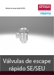 Vlvulas de escape rpido SE/SEU