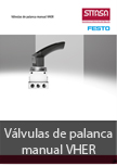 Vlvulas de palanca manual VHER