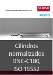Cilindros normalizados DNC-C180, ISO 15552