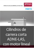 Cilindros de carrera corta ADNE-LAS, con motor lineal