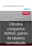 Cilindros compactos ADNGF, patrn de taladros normalizado