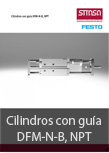 Cilindros con gua DFM-N-B, NPT