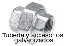 Tubera y accesorios galvanizados